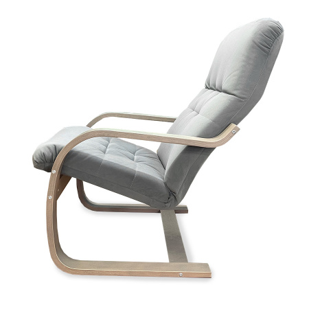 Кресло Сайма ткань Фреш 12 Светло-серый/Шимо