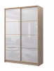 Шкаф-купе Байкал-2 Дуб Сонома/Белый глянец 1495*2200