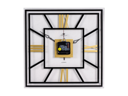 Часы настенные прозрачные 35х35см,  "Рим"3537-002 