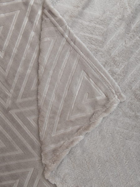 Плед Texrepublic фланель тиснёный 200*220 АРТ.93388 Плед Texrepublic фланель тиснёный 200*220 АРТ.93388