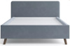 Кровать Ванесса (14) 140*200 Темно-серый