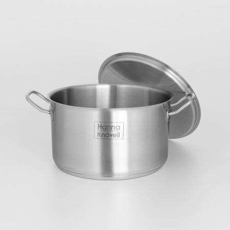 Кастрюля из нержавеющей стали Hanna Knövell с крышкой, 