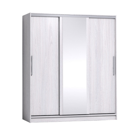 Шкаф-купе Strike 1800 3 дв Зеркало/Стандарт/Ясень Анкор светлый