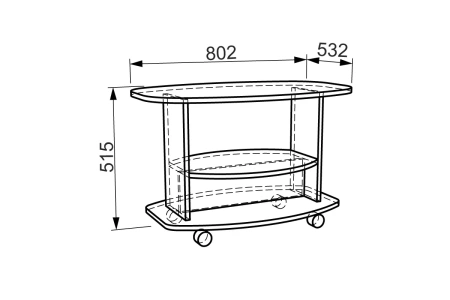 Стол журнальный  "Лидер" 
