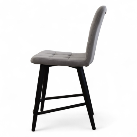 Стул Абсент NEW ПОЛУБАРНЫЙ , Т180 светло-серый+нога 1R38 Bh500 полубарный мини черный Стул Абсент NEW ПОЛУБАРНЫЙ , Т180 светло-серый+нога 1R38 Bh500 полубарный мини черный