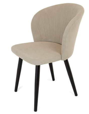 Стул Коко, Т170 бежевый+нога 1R38 черный