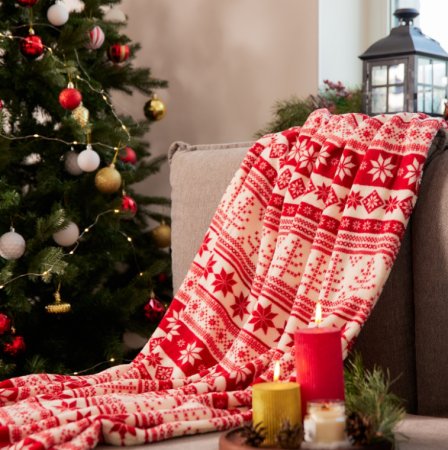 Плед Этель "Новогодний узор" 150*200 см