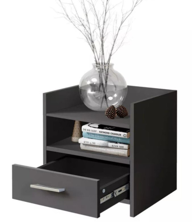 Карло Тумба прикроватная 2 ящ. СТЛ.514.02 Графит