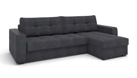 Диван угловой Сиэтл Preria shadow, декор структурный кофе