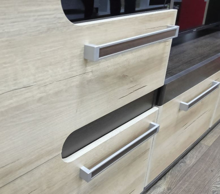 Гостиная Сона Дуб Ривьера Светлый-Дуб Венге