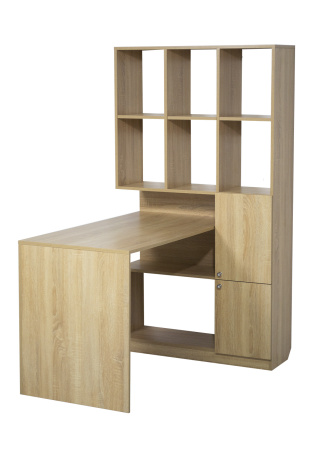 Стол письменный БН-06-05 Правый Дуб Сонома