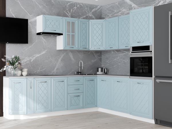 Фасад РОМБ голубой 150 