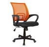 Кресло CH-696 Микс пластик TW-105/E11-k (оранжевый/черный) Кресло CH-696 Микс пластик TW-105/E11-k (оранжевый/черный)